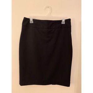Black pencil skirt